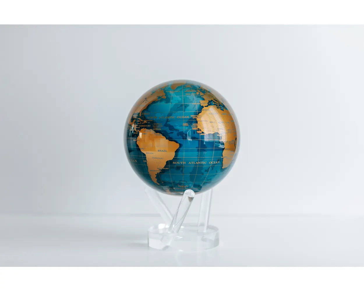 Globe World Blue and Gold