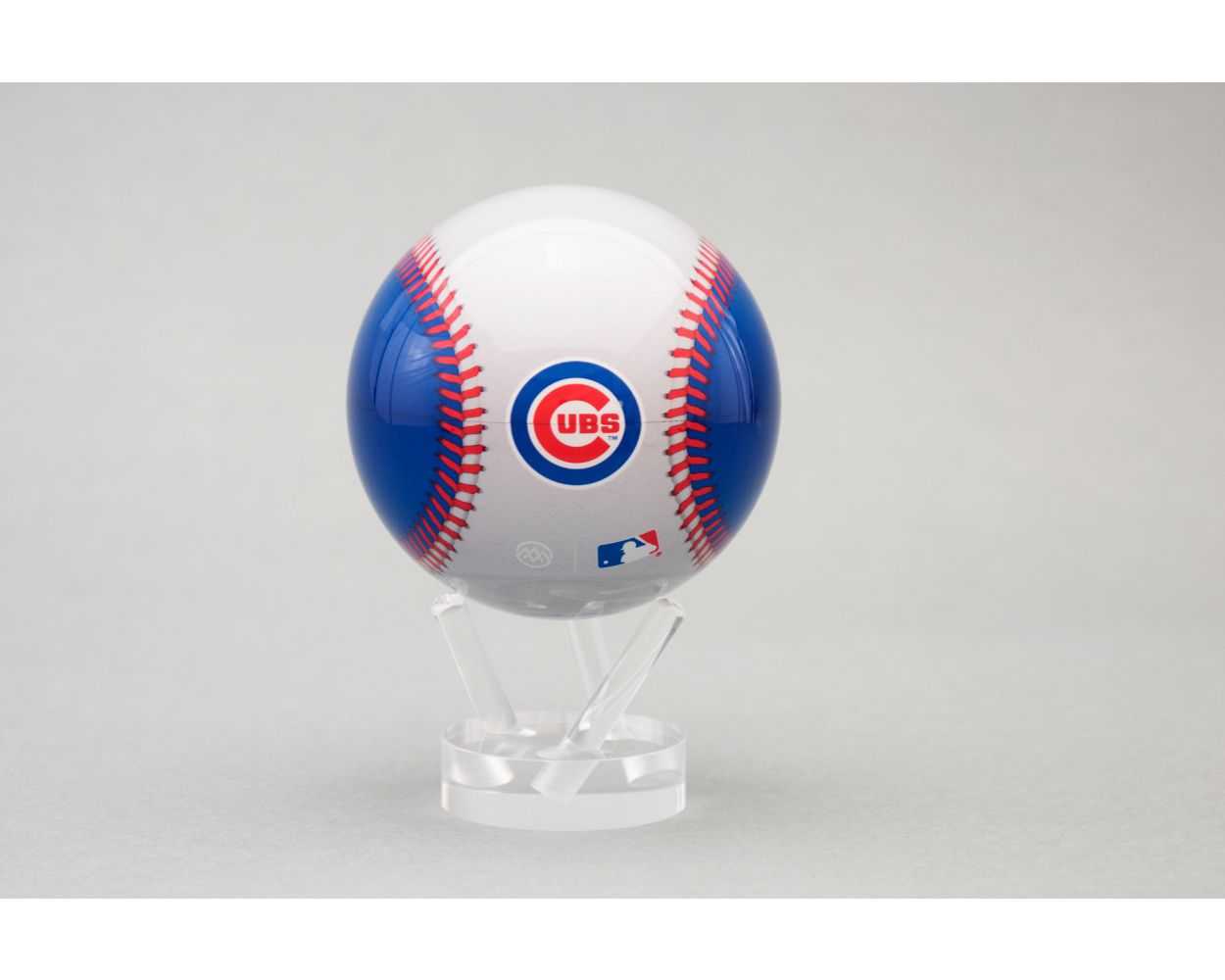 MLB Chicago Cubs Ball with Bat Stand