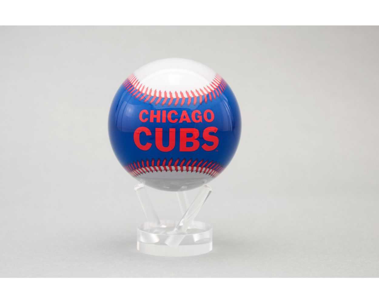 MLB Chicago Cubs Ball with Bat Stand