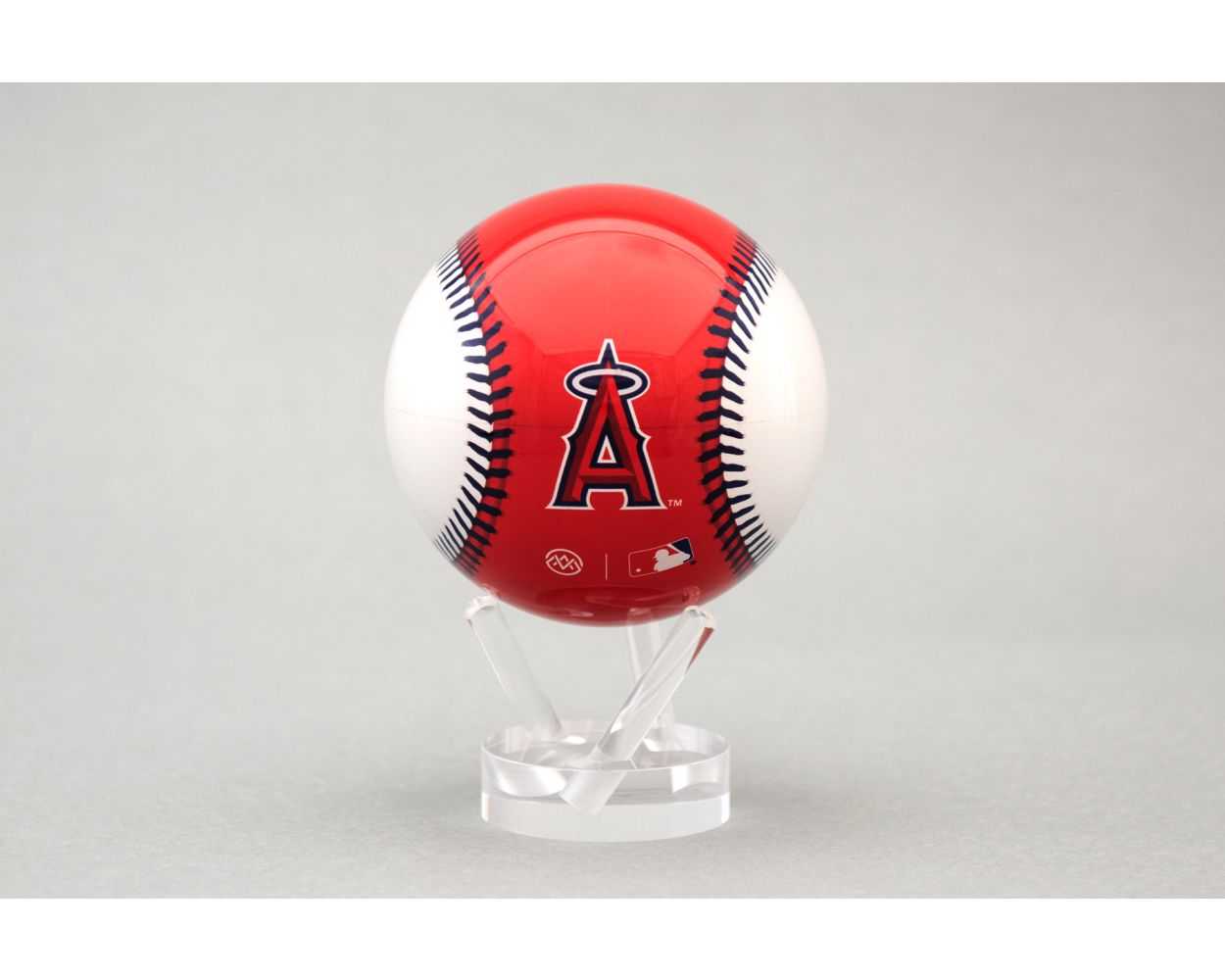 MLB Los Angeles Angels Ball with Bat Stand