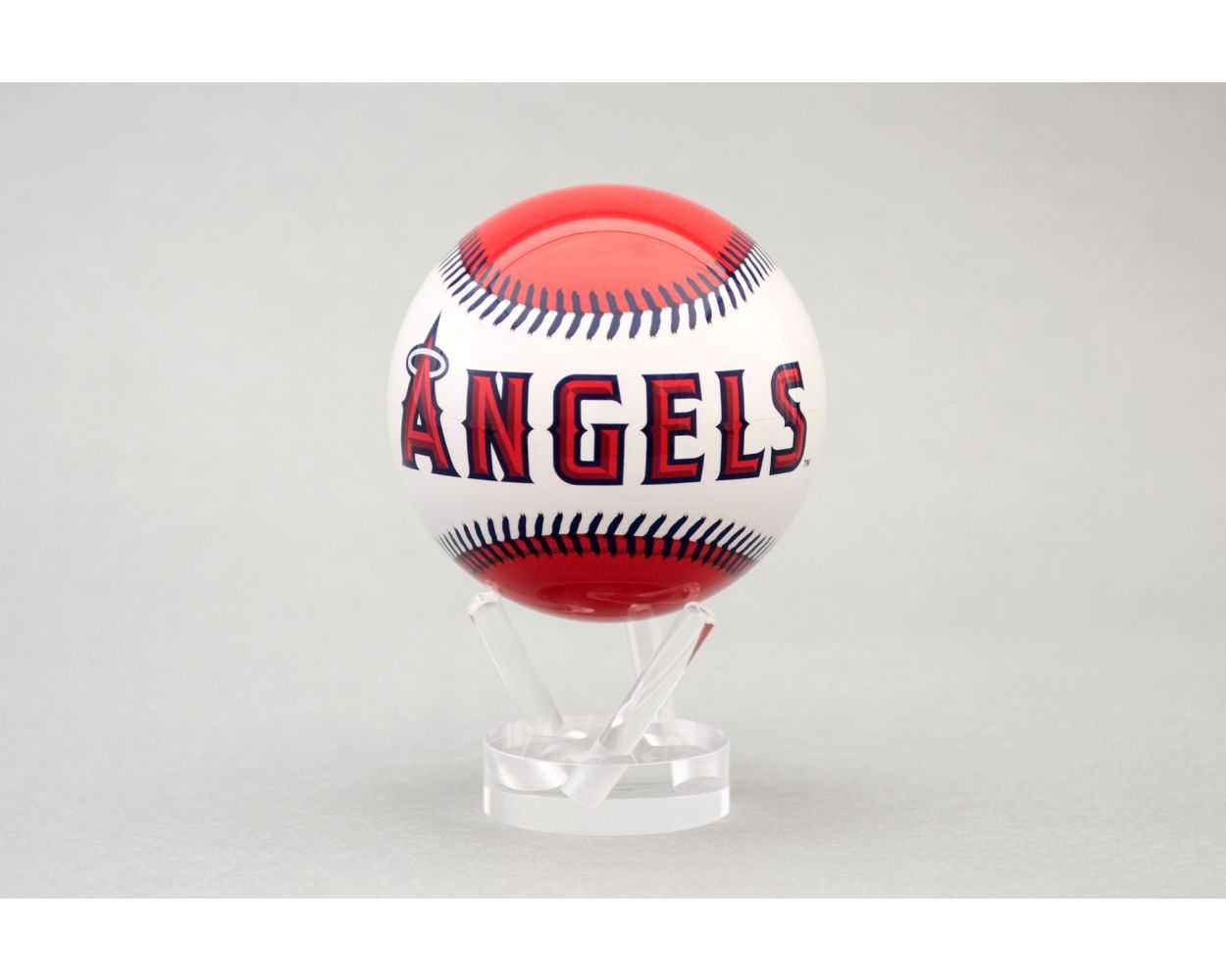 MLB Los Angeles Angels Ball with Bat Stand