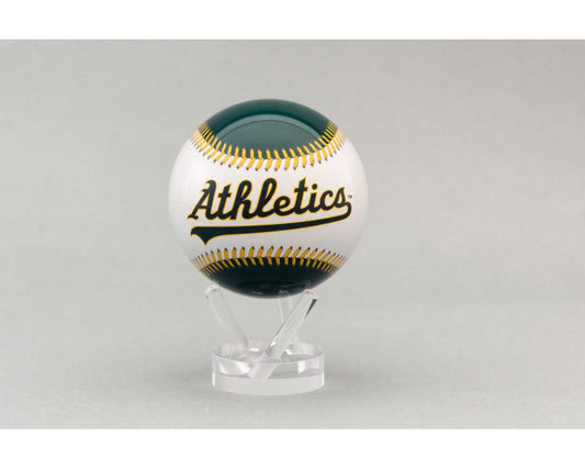 MLB Oakland Athletics A's Ball with Bat Stand