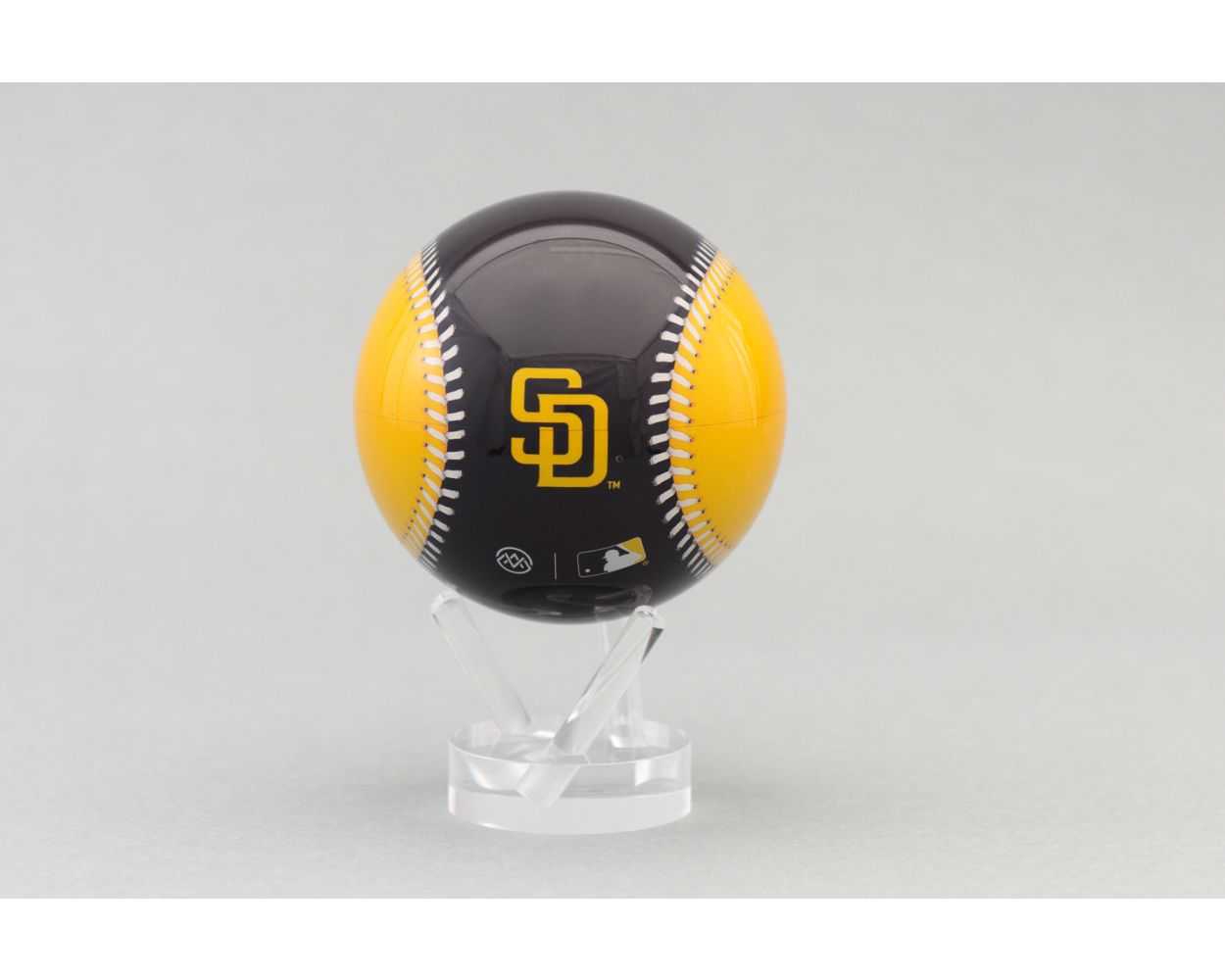 MLB San Diego Padres Ball with Bat Stand